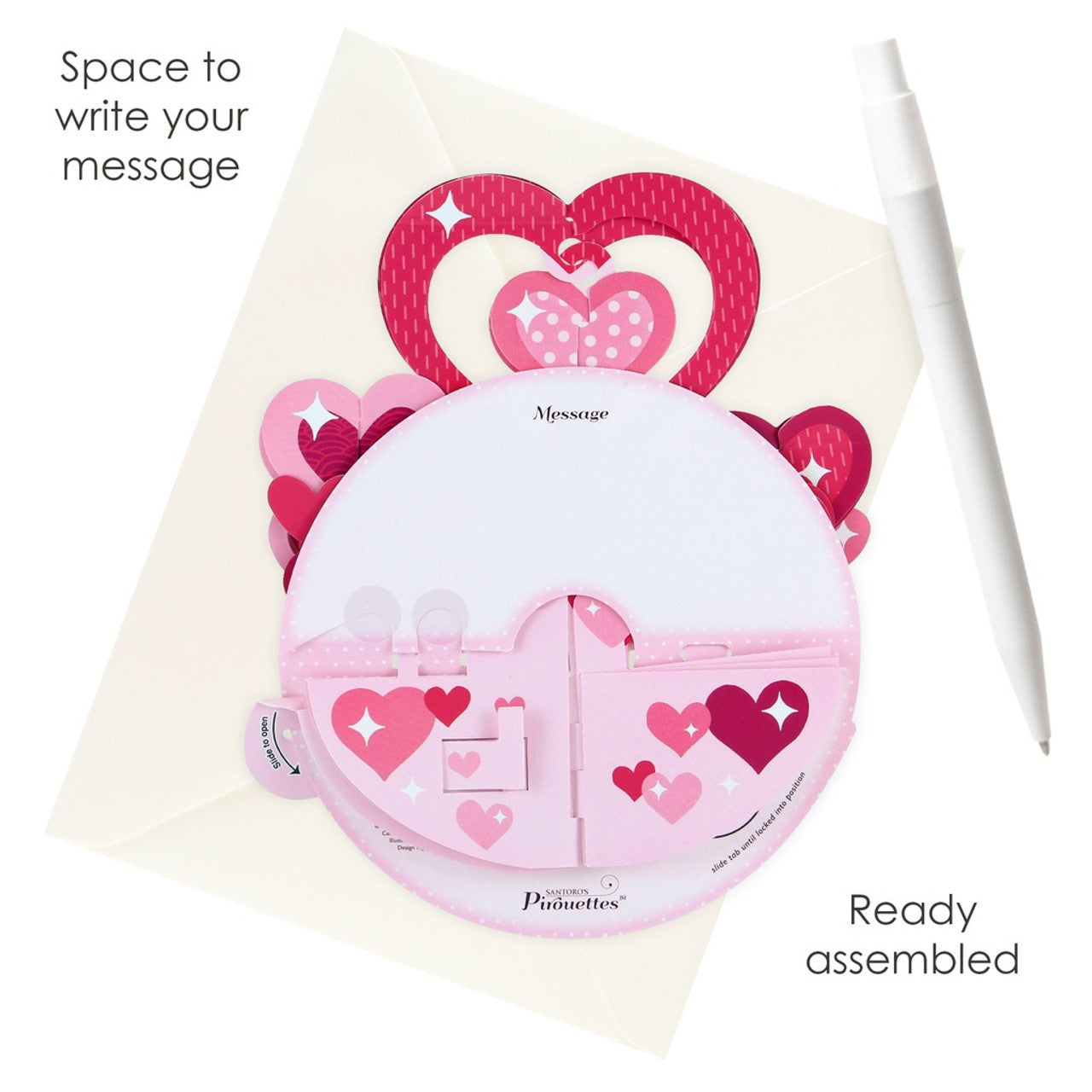 Santoro Pirouettes 3D Pop-Up - Amore