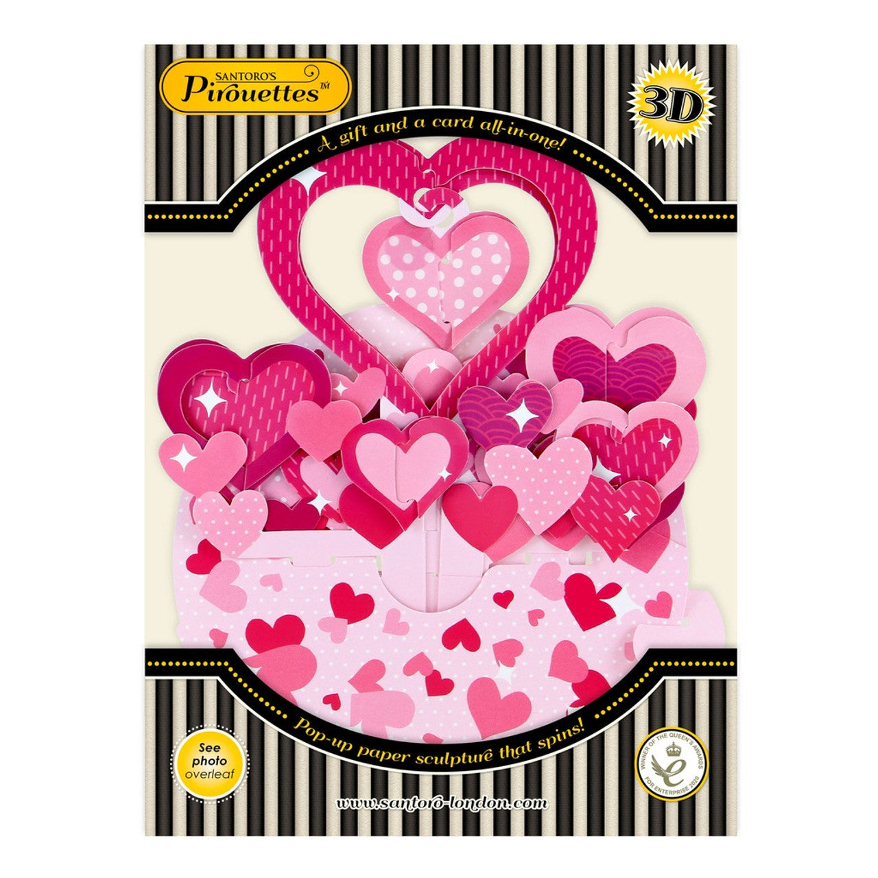 Santoro Pirouettes 3D Pop-Up - Amore