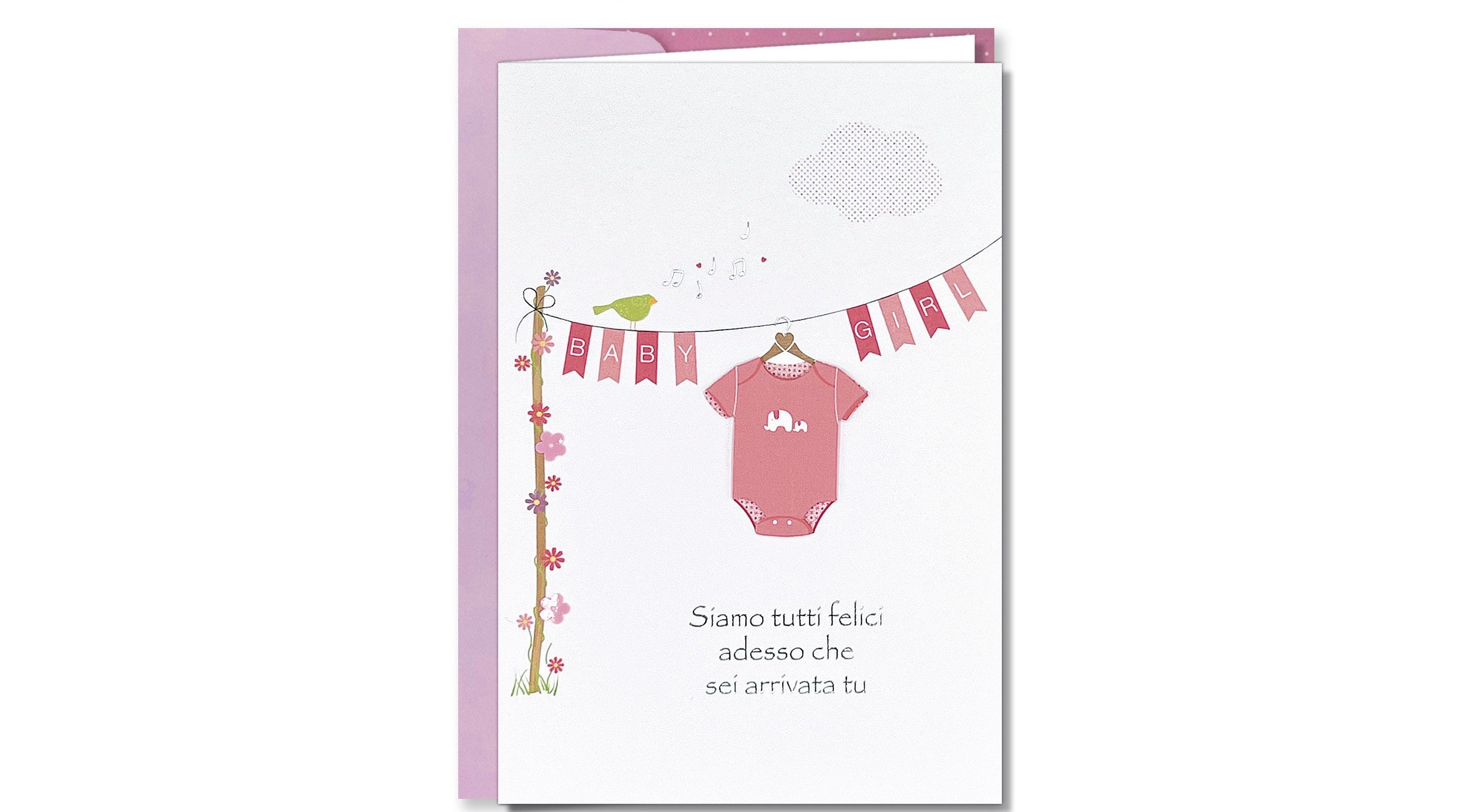 CROMONB - Biglietto Augurale - Baby Girl