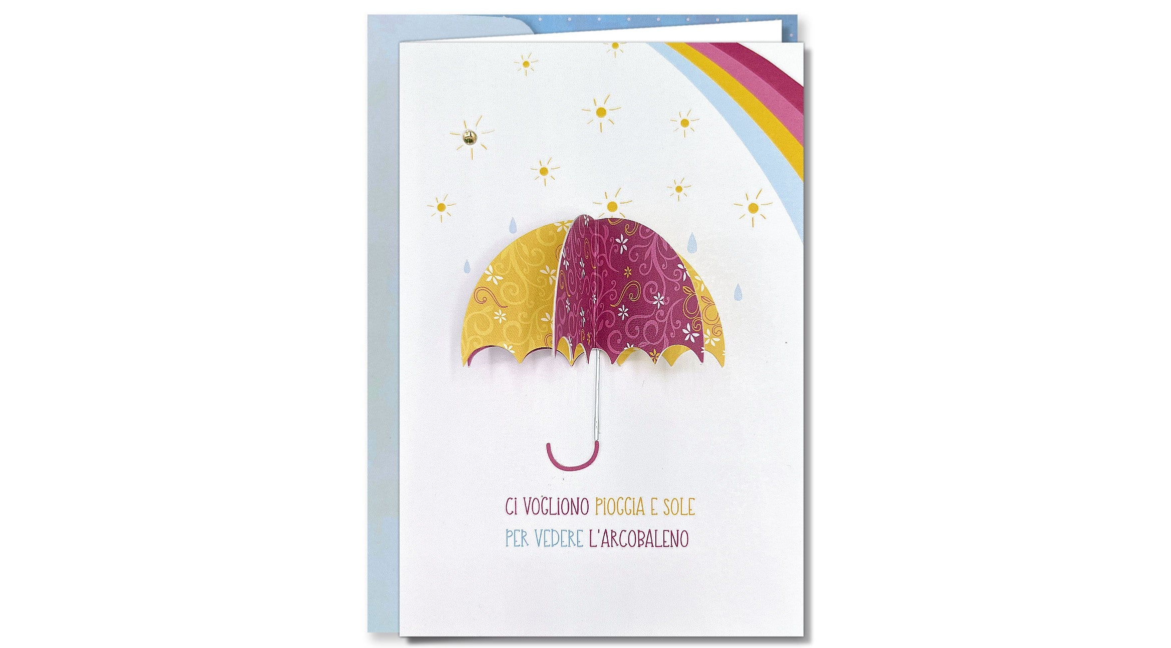 CROMONB - Biglietto Augurale - Ombrello