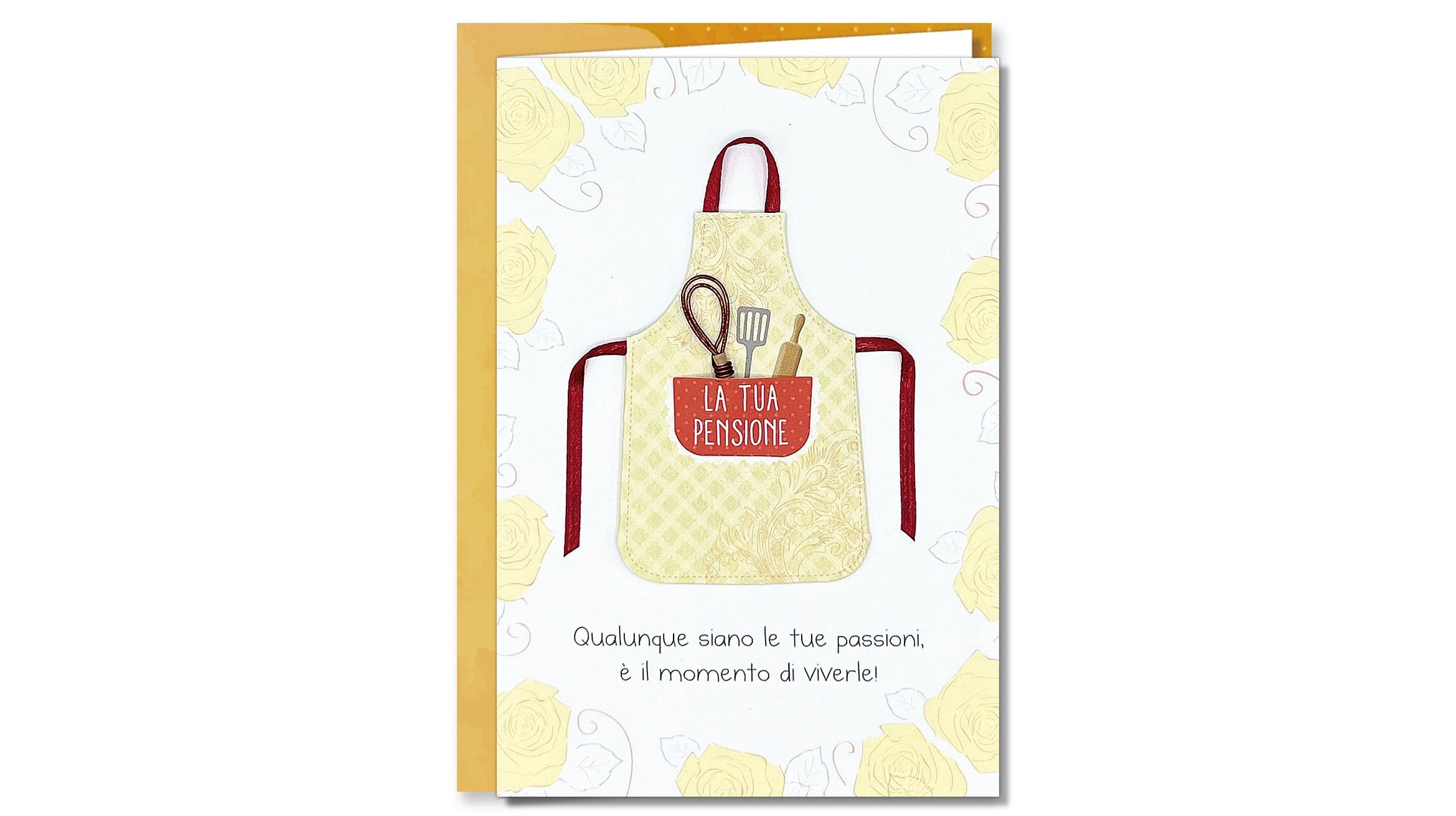 CROMONB - Biglietto Augurale - Grembiule Pensione
