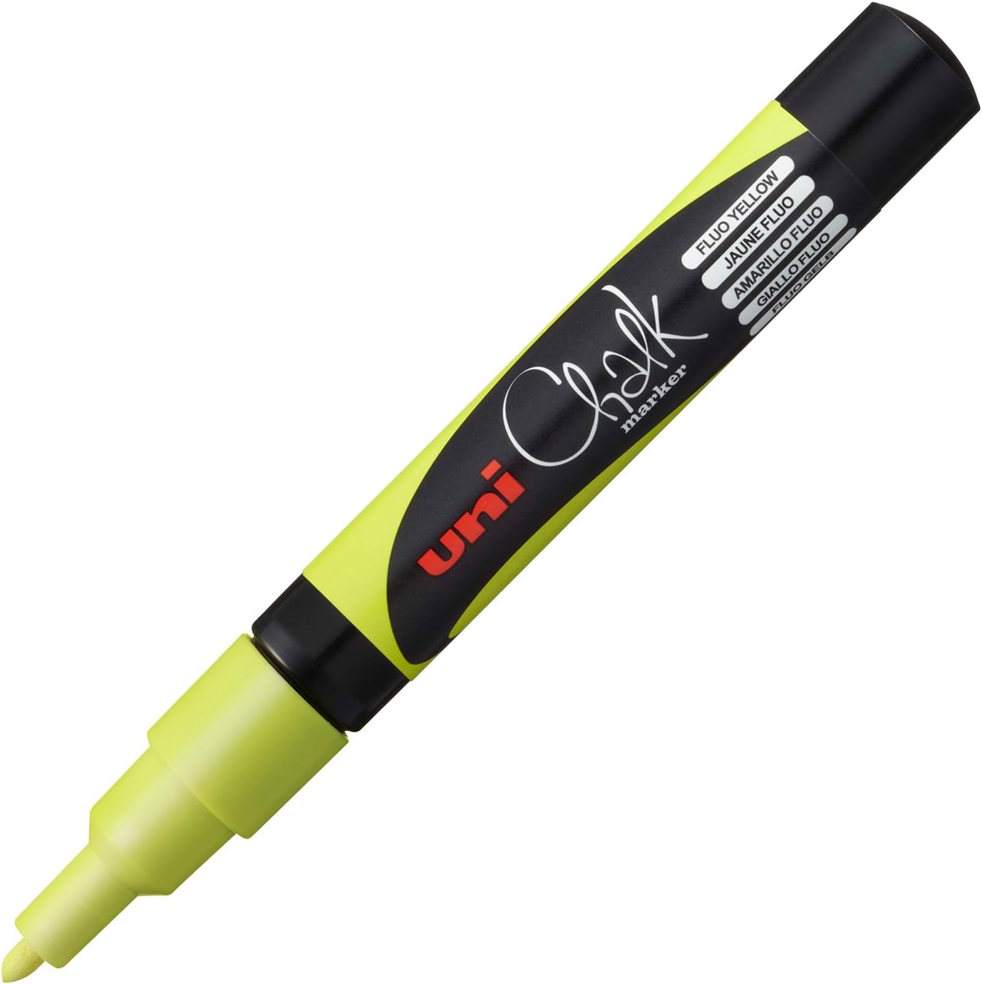 Uni Chalk a gesso Punta tonda 1 8 - 2 5 mm Giallo Fluo