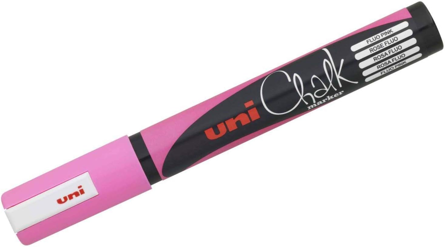 Uni Chalk a gesso  Punta tonda 1 8 - 2 5 mm Rosa Fluo
