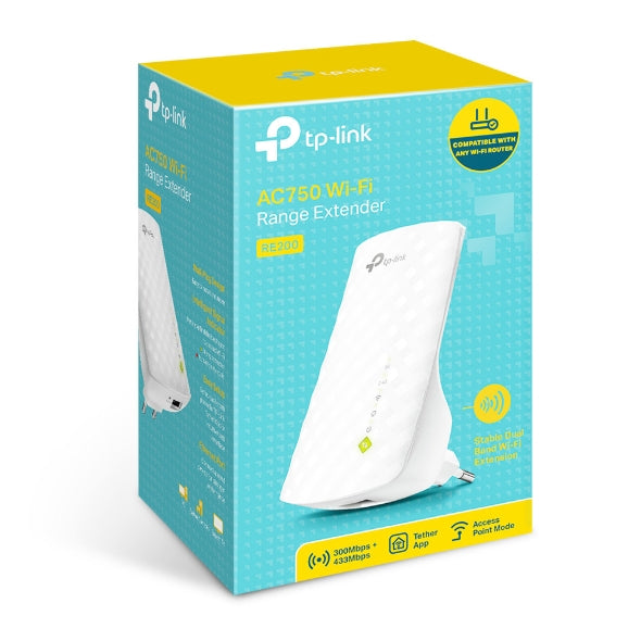 WIRELESS RENGE EXTENDER TP-LINK AC750 DOPPIA BANDA