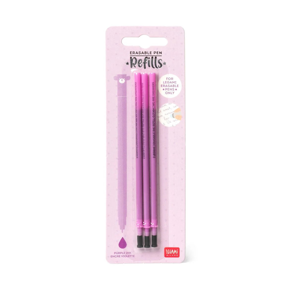 Refill Per Penna Gel Cancellabile Erasable Pen Colore Viola