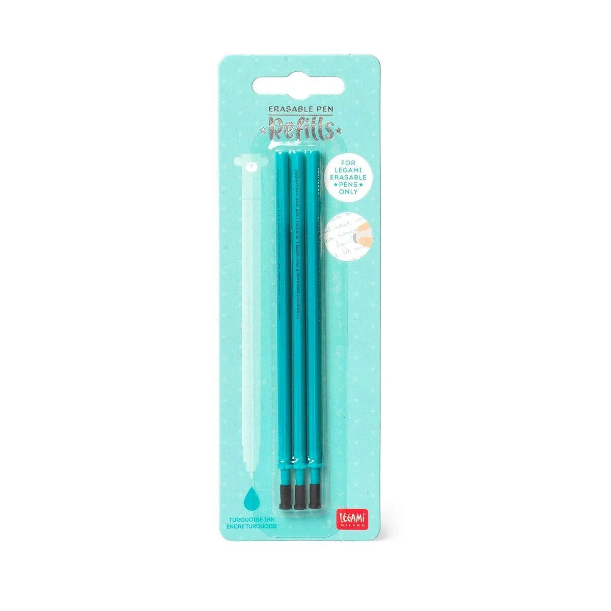 Refill Per Penna Gel Cancellabile Erasable Pen Turchese
