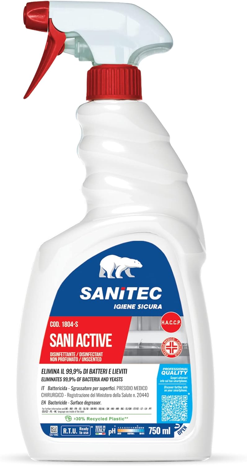 Sgrassatore disinfettante Universale pronto all'uso