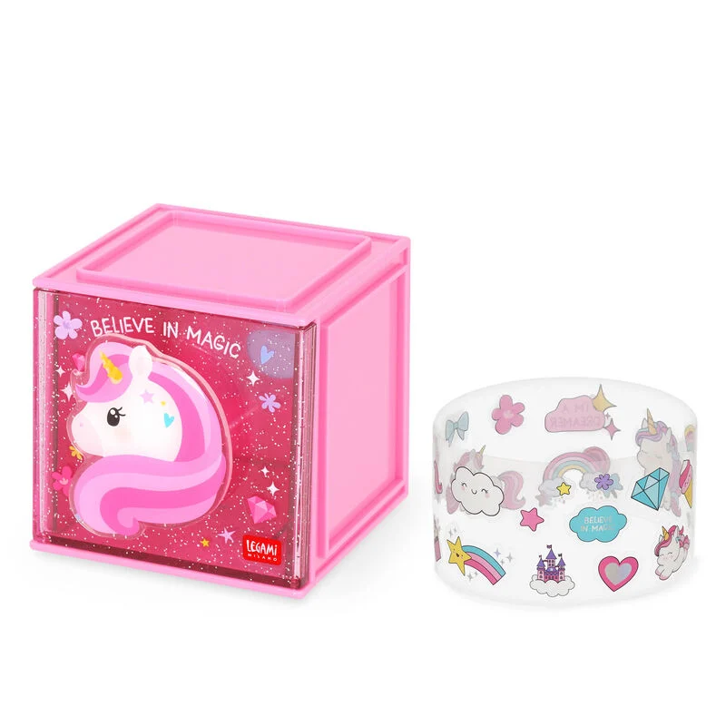 Legami - Box Componibile da Scrivania Cutie Cube - Unicorn