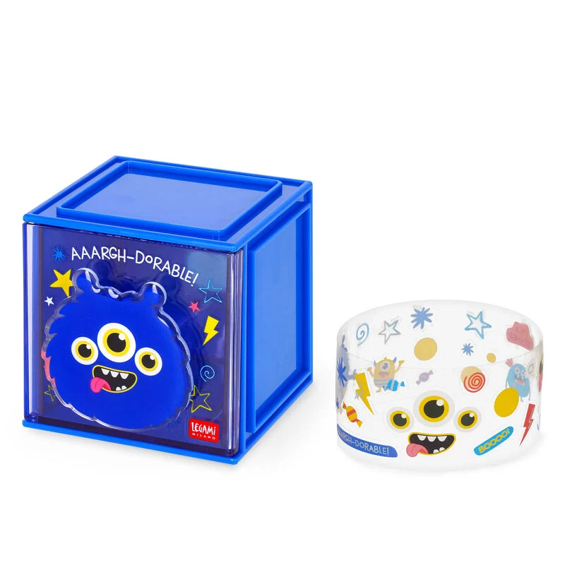 Legami - Box Componibile da Scrivania Cutie Cube - Monster