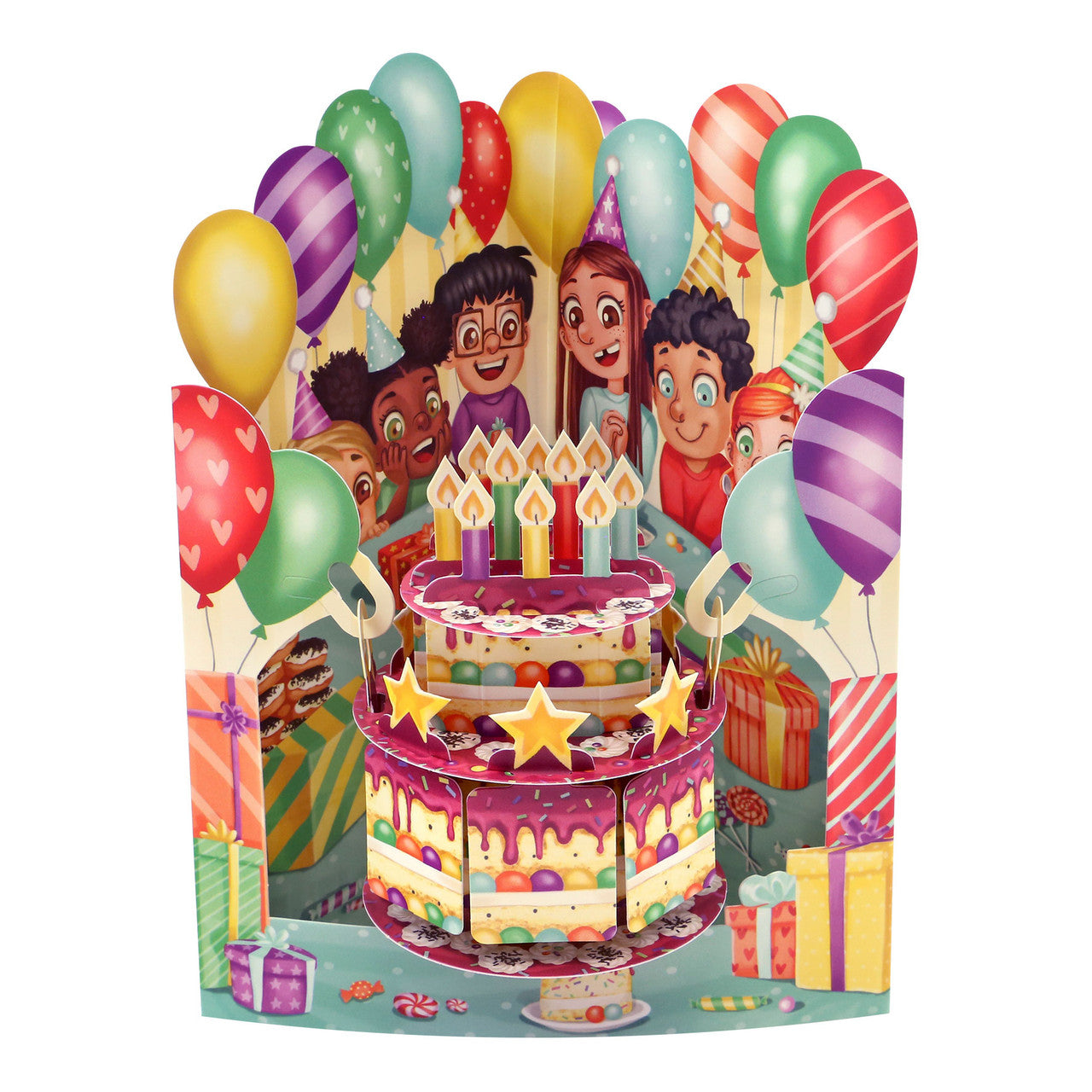 Santoro Swing Cards 3D Pop-Up - Torta Di Compleanno