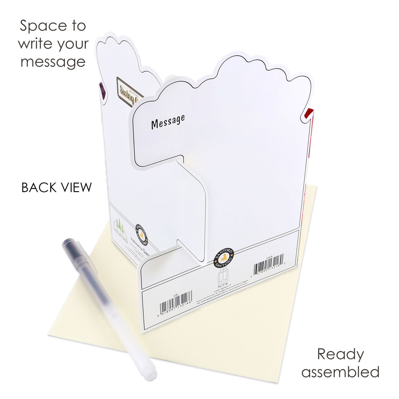 Santoro Swing Cards 3D Pop-Up - Torta Di Compleanno