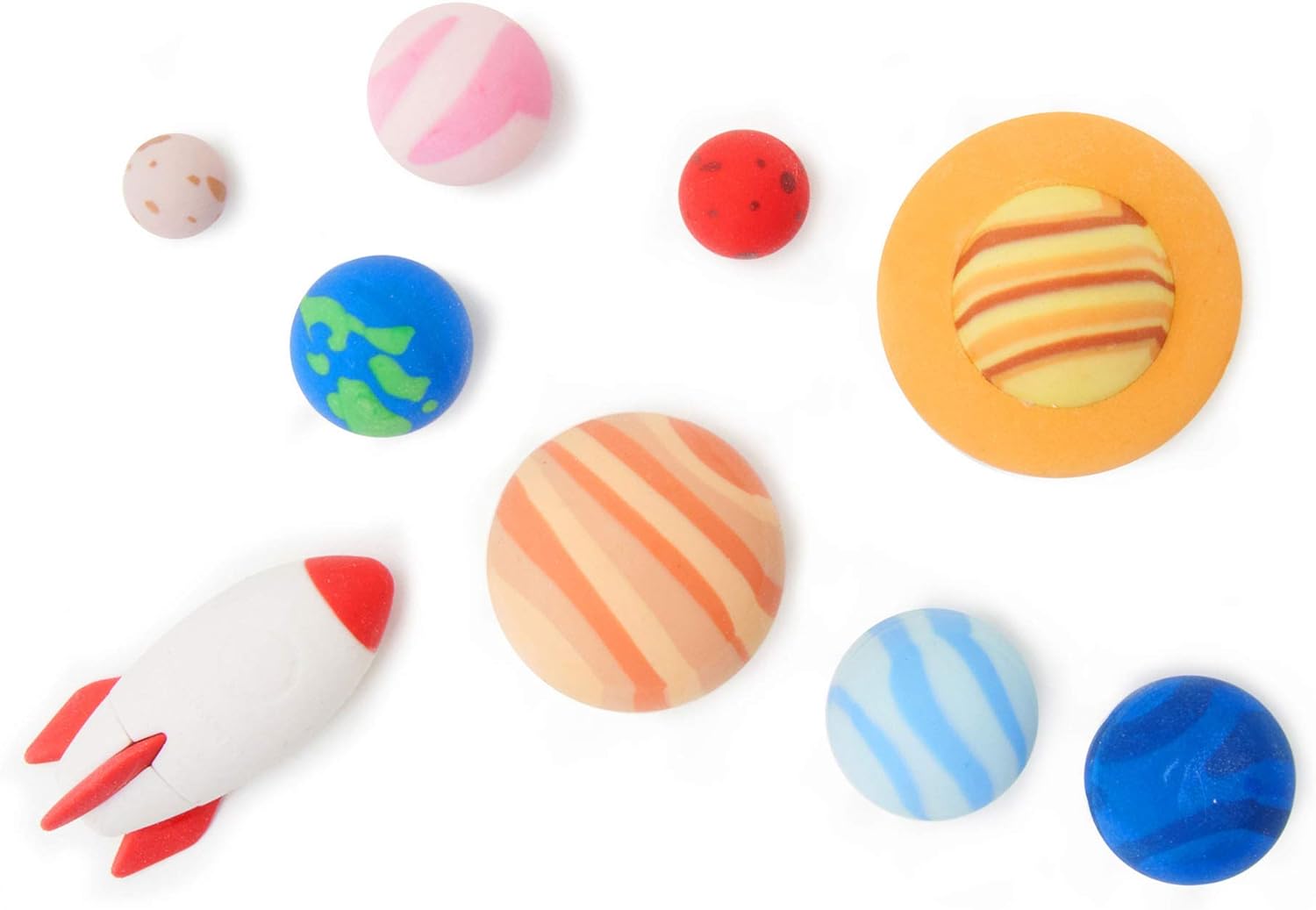 Solar System Set di 9 Gomme