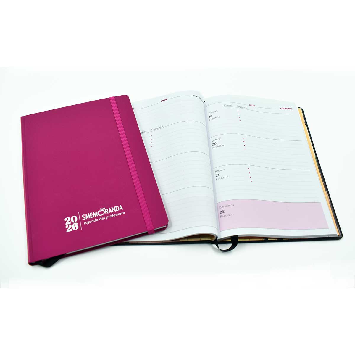 Smemoranda - Agenda Del Professore 2026 - Fucsia