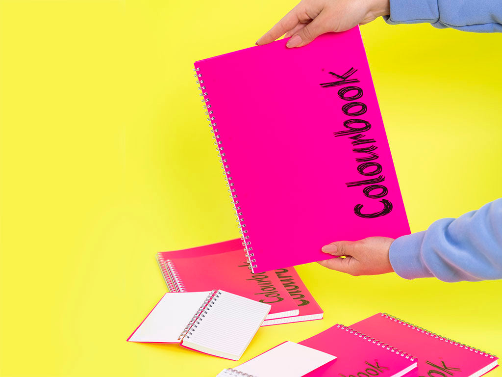 CF 12 PZ Quaderno a spirale A4 Fluo 5MM medie e superiori