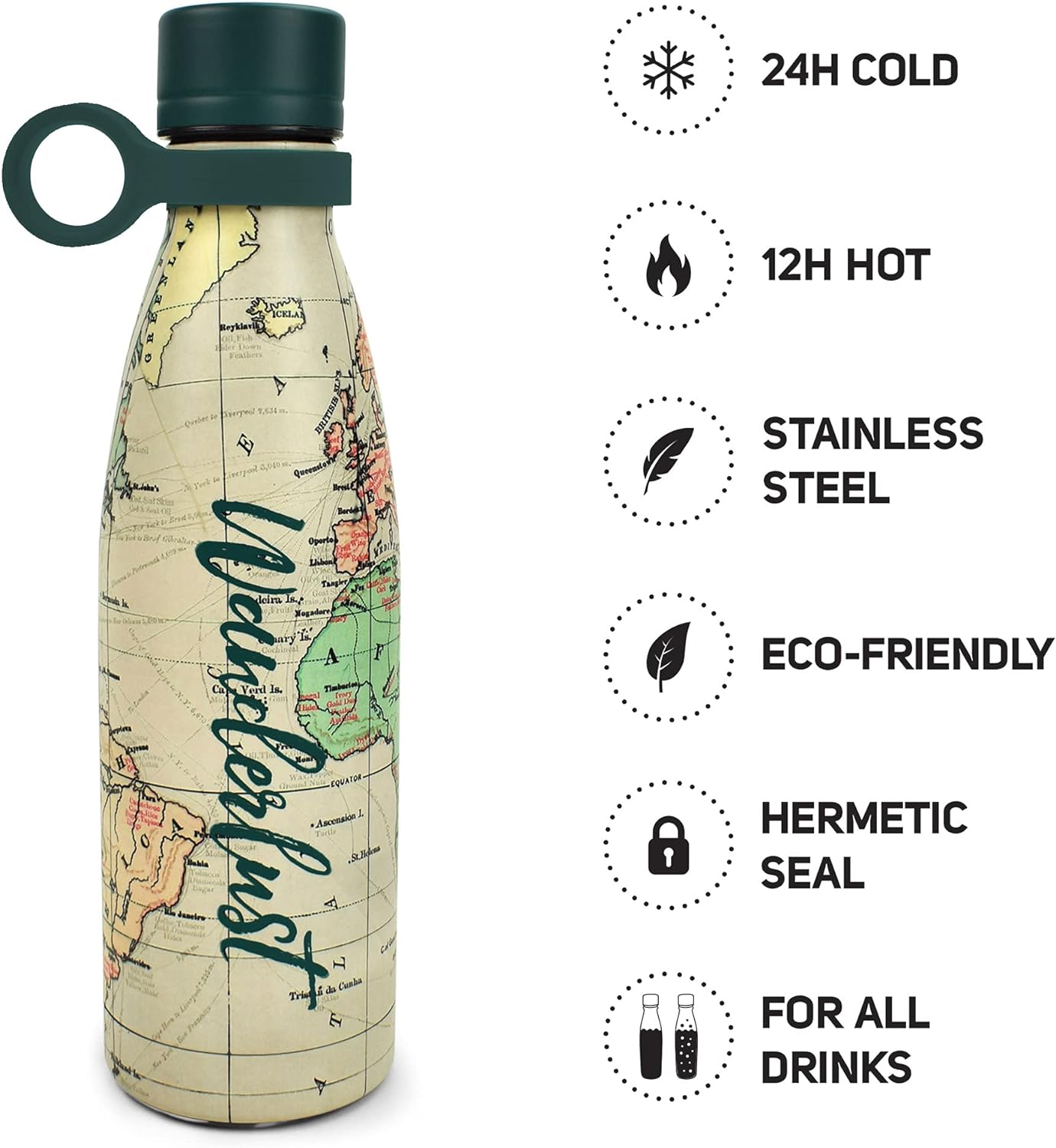 Bottiglia Termica 500 Ml - Hot&Cold - Travel
