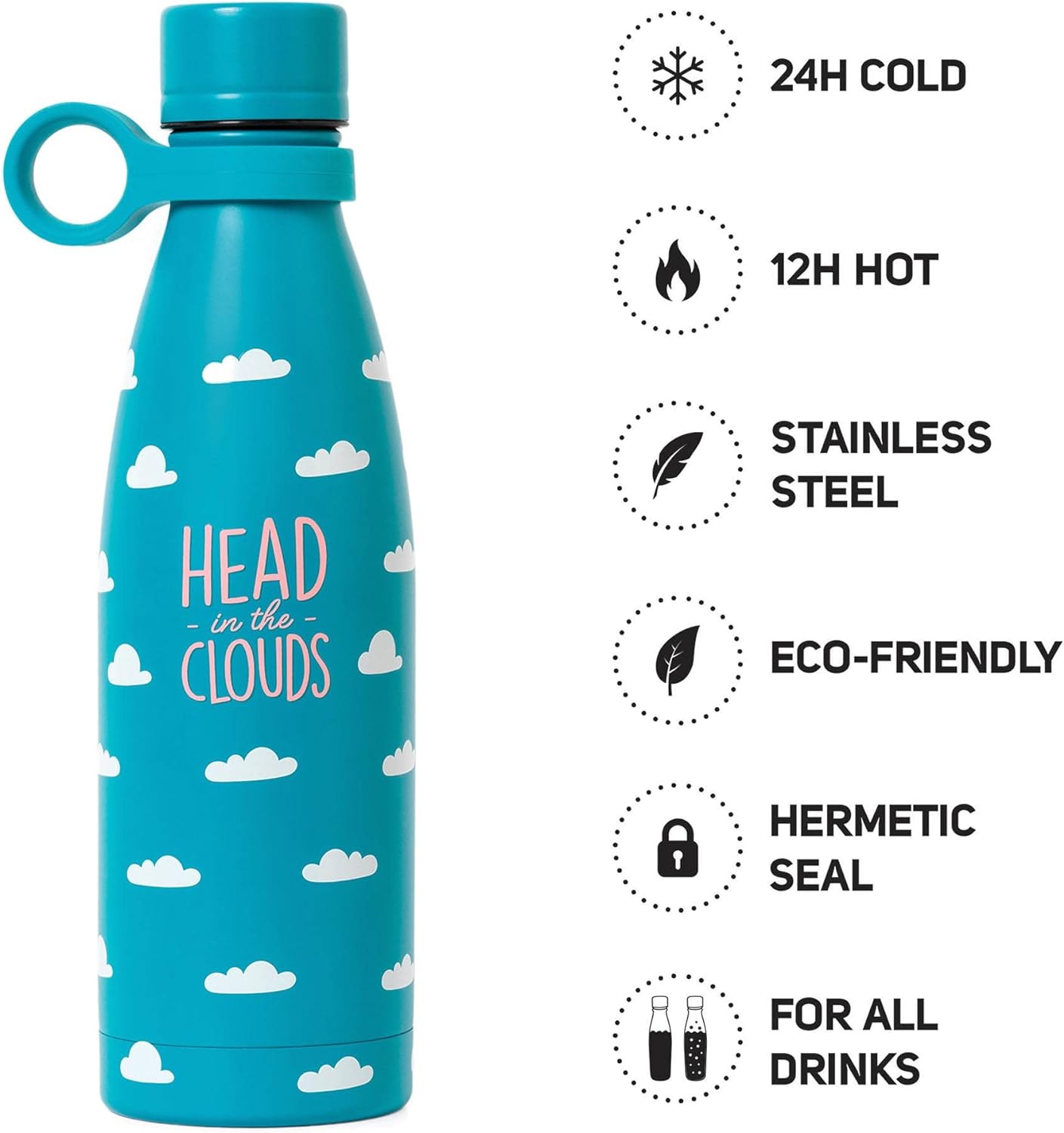 Bottiglia Termica 500 Ml - Hot&Cold - Cloud