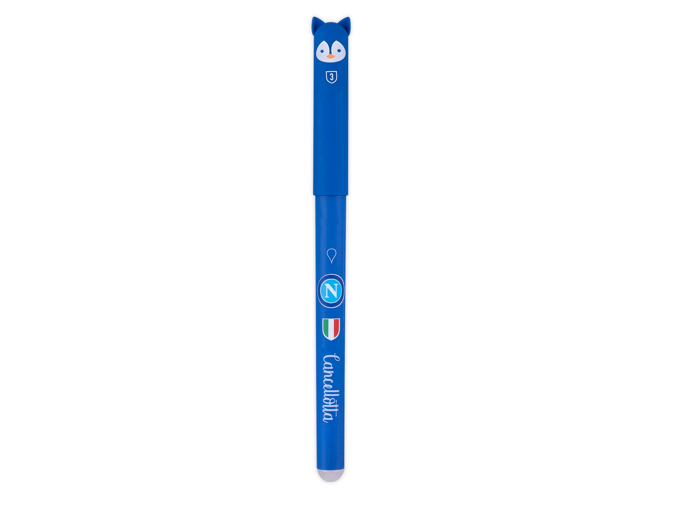 Penna gel Cancellotta SSC Napoli 3pz SSCN23034 2 blu +1 rs