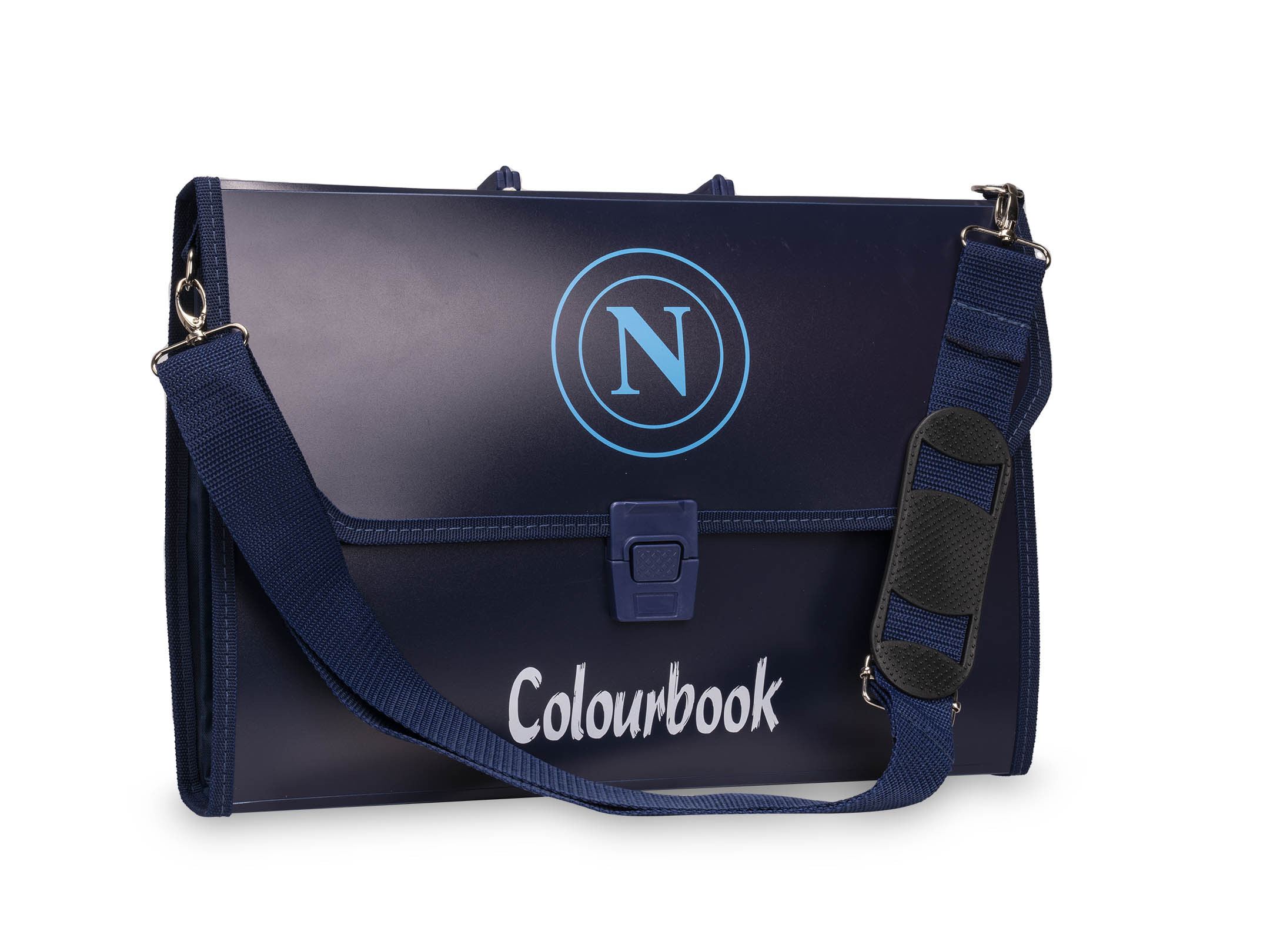 Valigetta con tracolla 26x39cm SSC Napoli - Blu