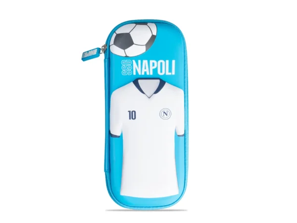 Astuccio portapenne rigido SSC Napoli Azzurro By Colourbook