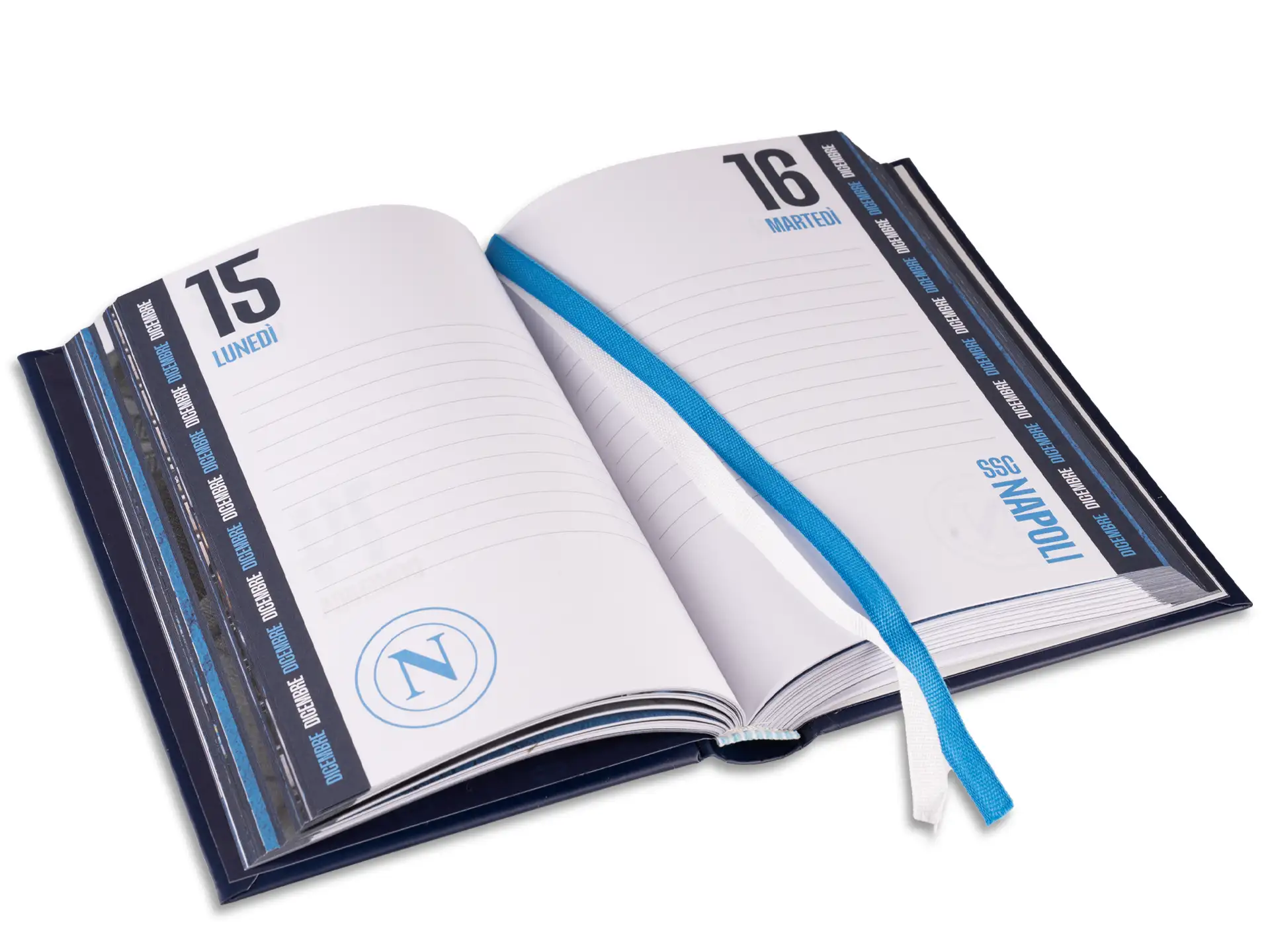 Diario scuola 12 Mesi SSC Napoli 2025/2026 Blue