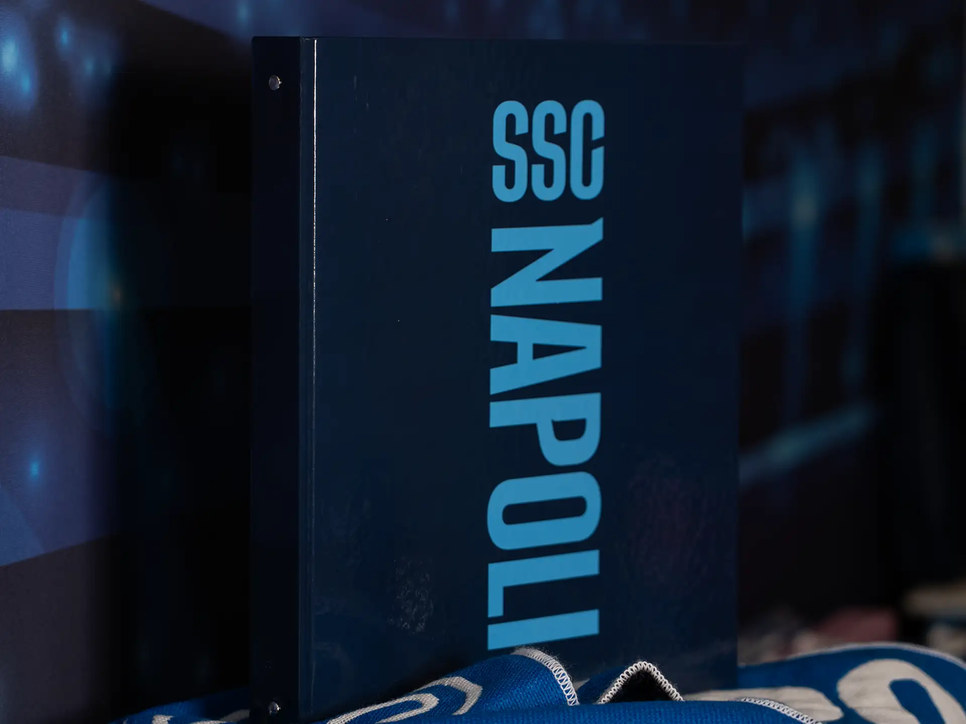 Colourbook - Raccoglitore ad anelli A4 SSC Napoli Dark Blu