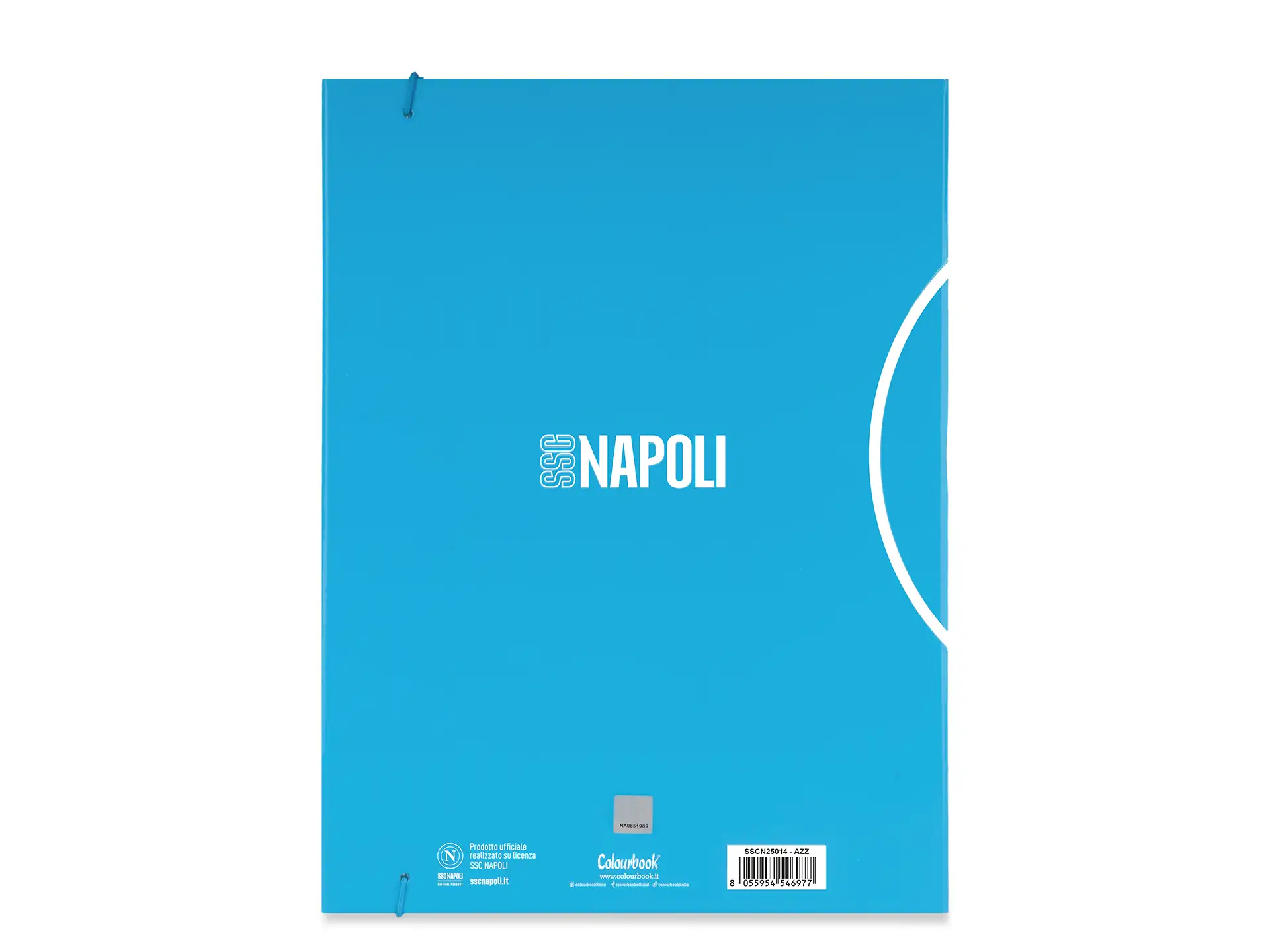 Colourbook - Cartellina portadocumenti SSC Napoli Azzurro