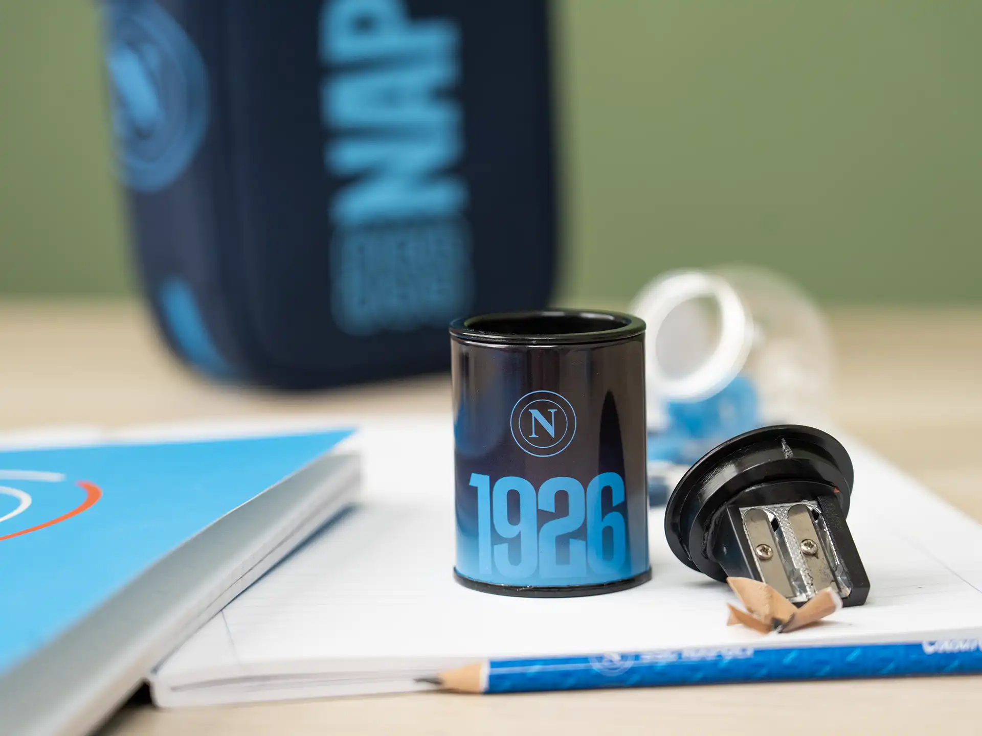 Temperamatite in metallo 2 fori SSC Napoli - 1926