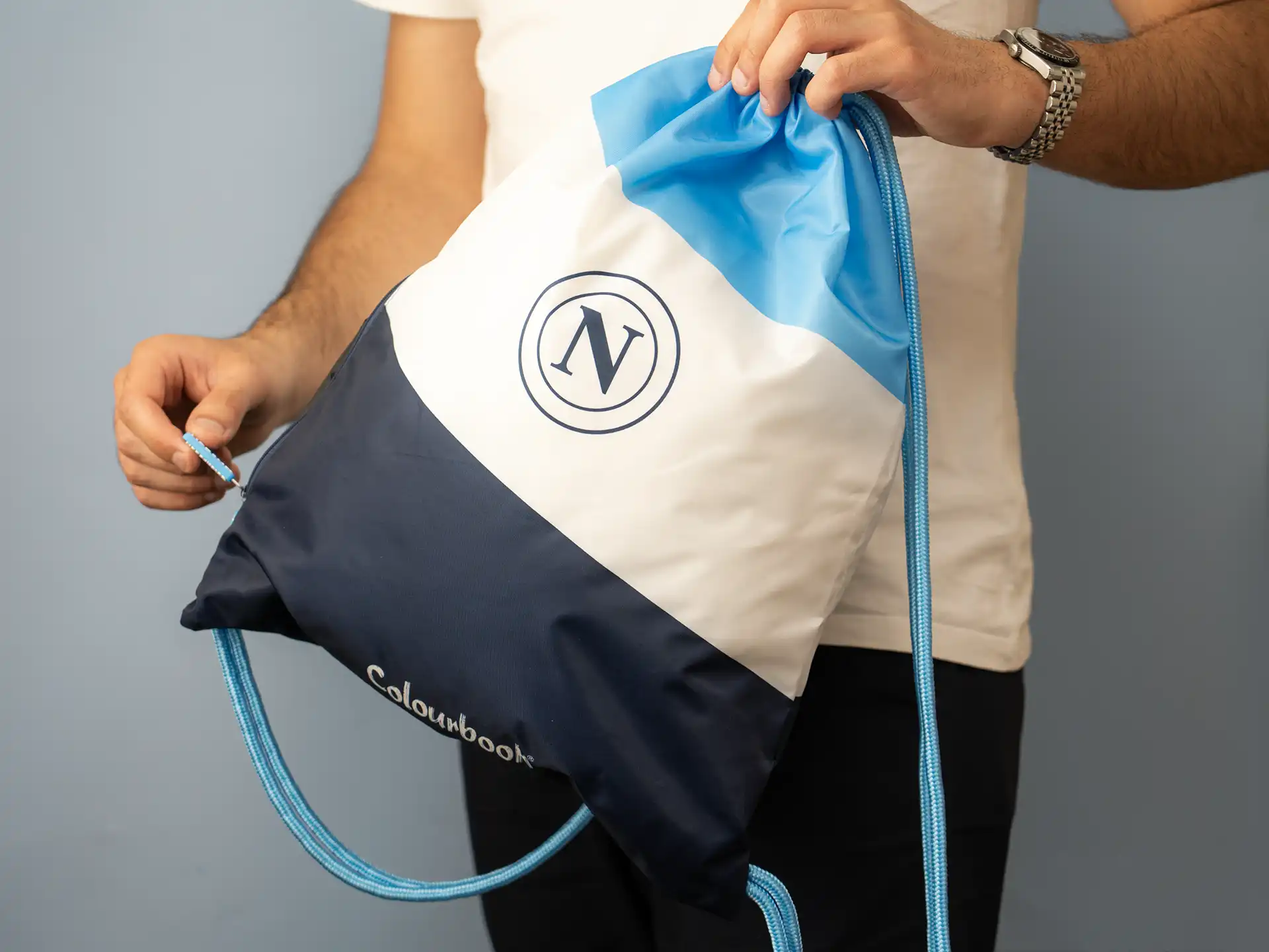 Colourbook - Sacca sportiva - Proud to be Napoli