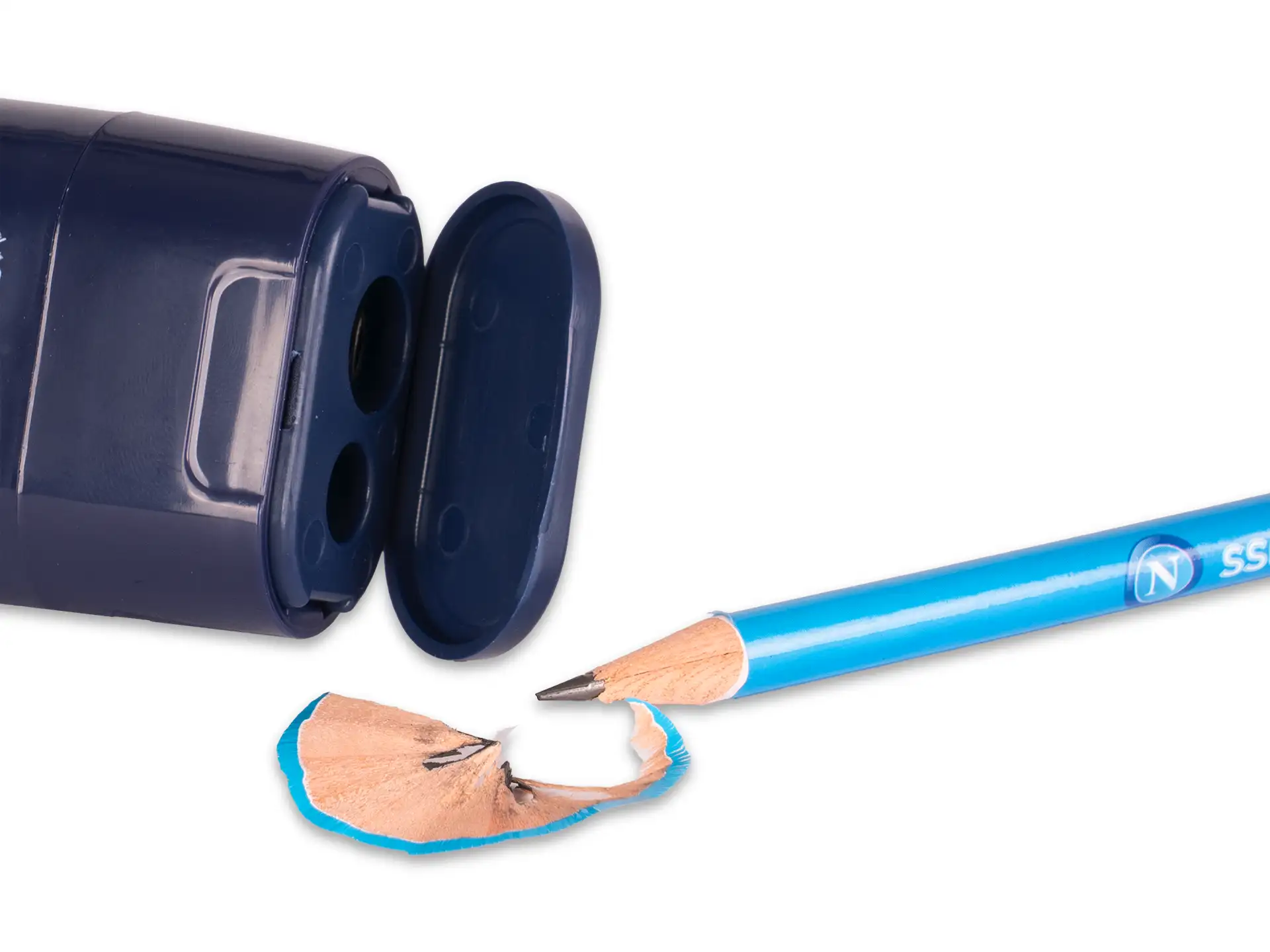 Temperino 2 fori con gomma e serbatoio SSC Napoli -Dark Blue