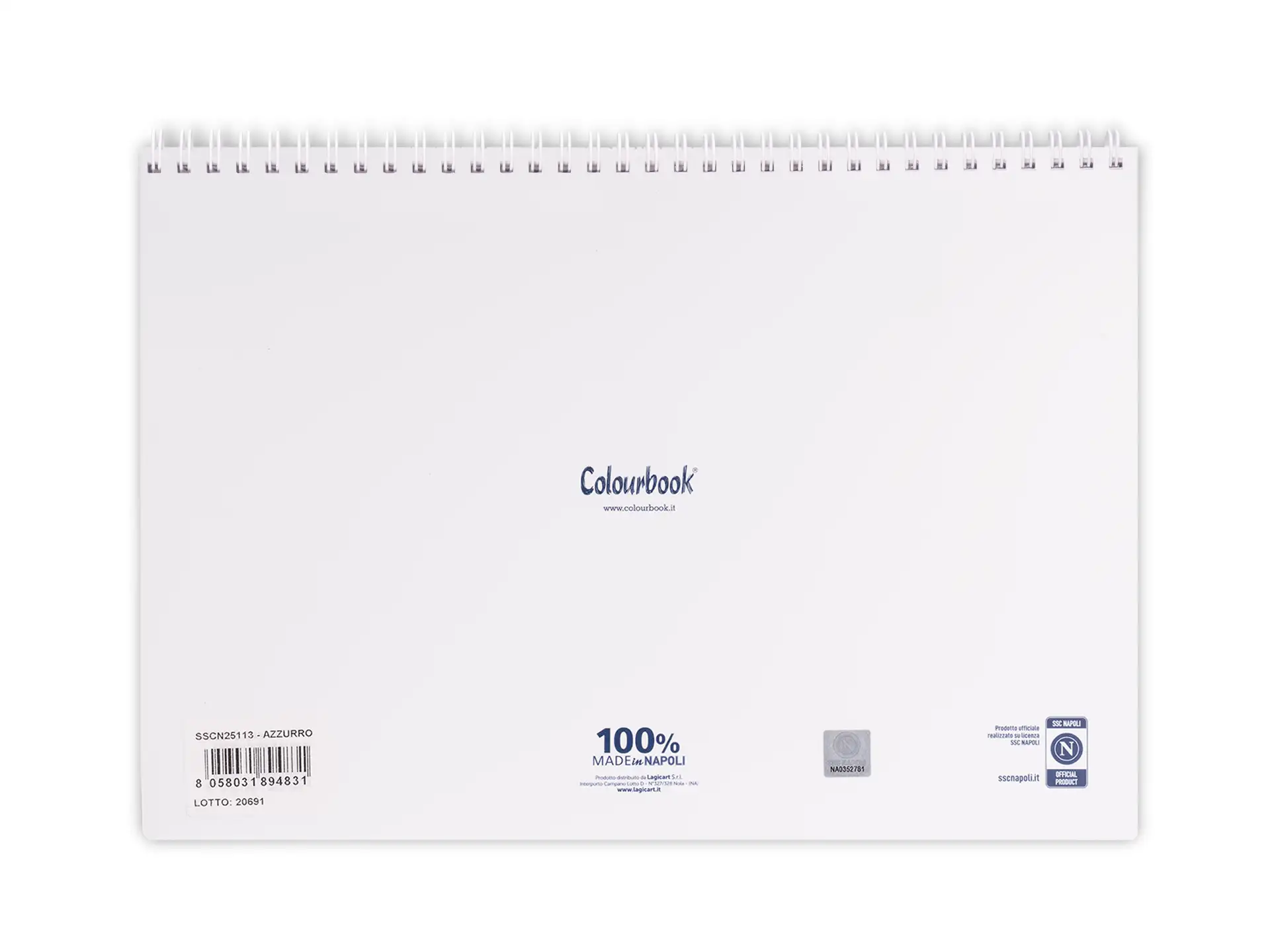 CLBK - Planner settimanale SSC Napoli Again - Azzurro Again