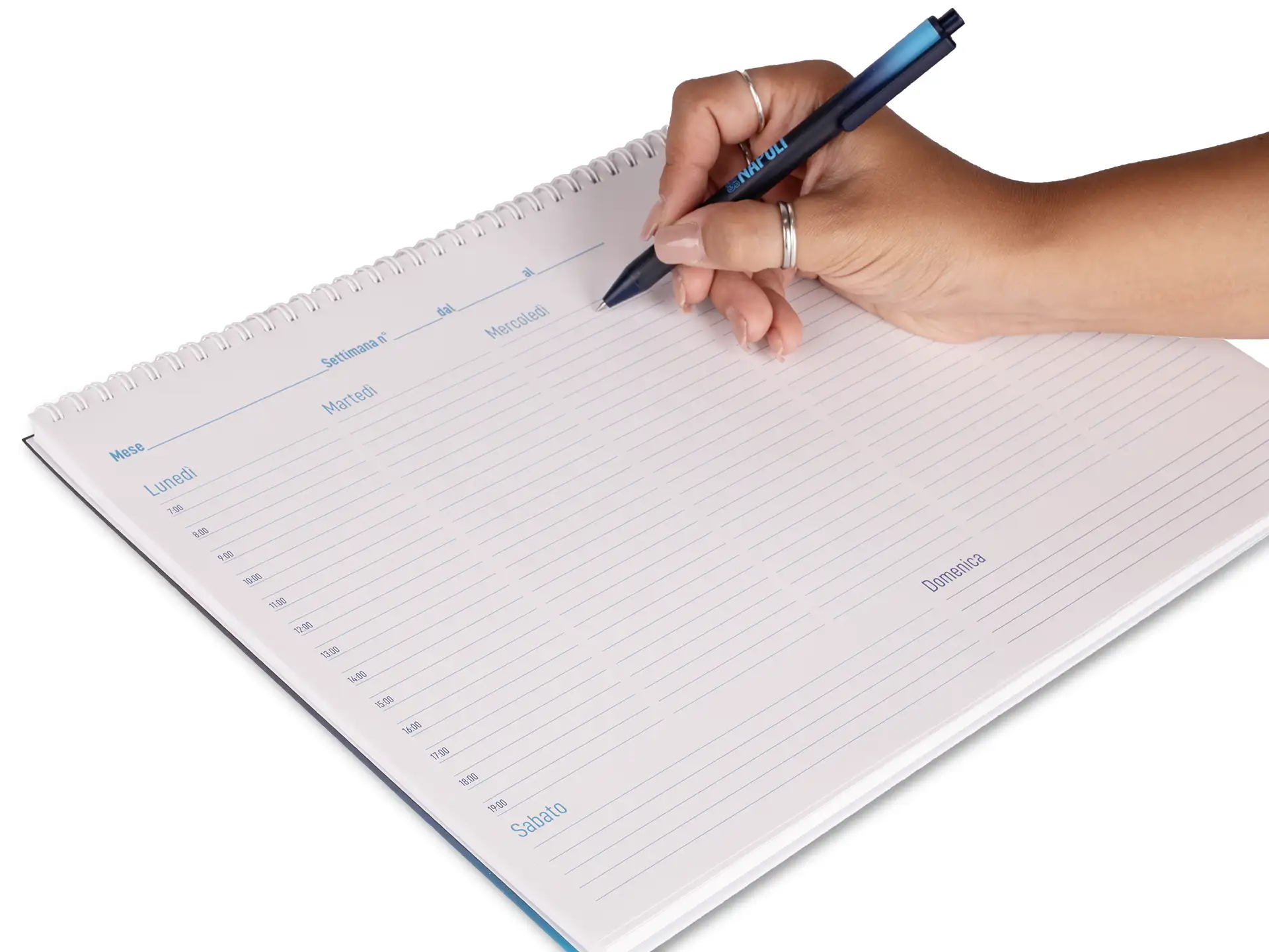 CLBK - Planner settimanale SSC Napoli - Dark Blue Again