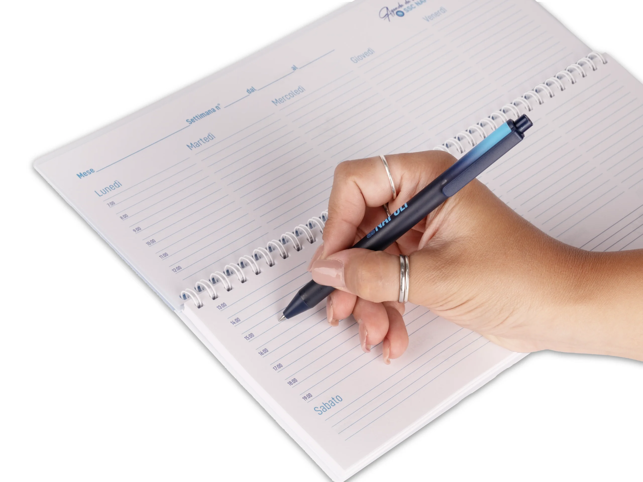 CLBK - Planner settimanale SSC Napoli - Dark Blue Again