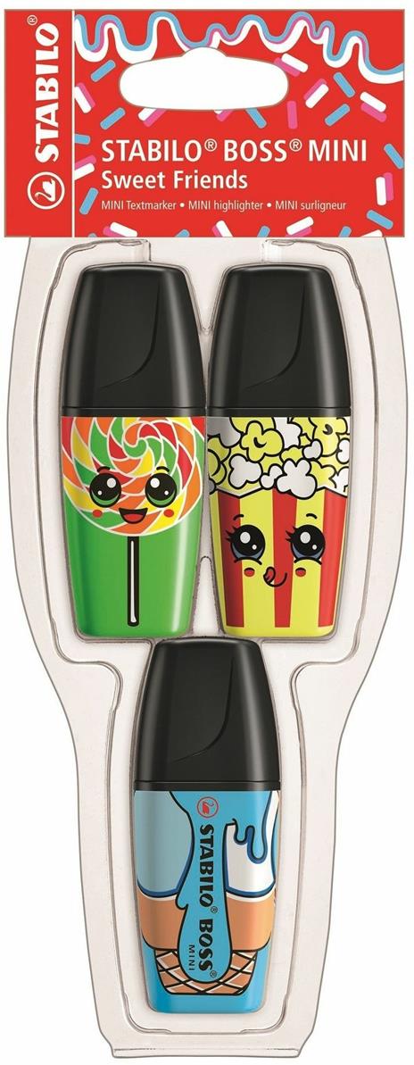 SET EVIDENZIATORI STABILO BOSS MINI SWEET FRIENDS 3pz