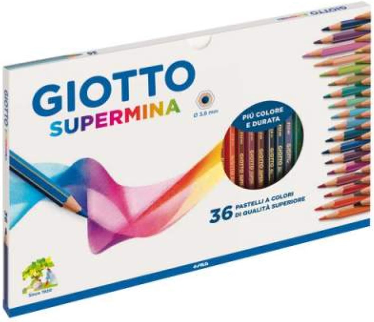 Giotto Supermina 36 pastelli a colori