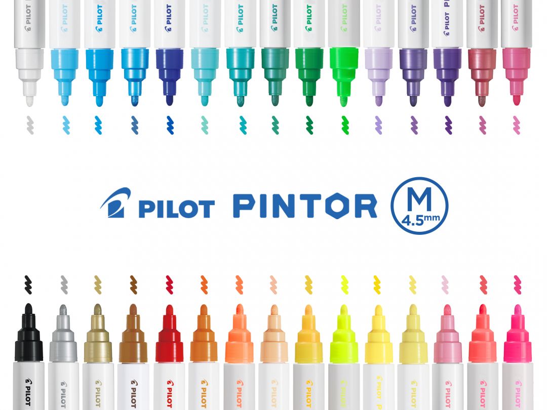 Pilot Pintor Marcatore Nero Punta Media