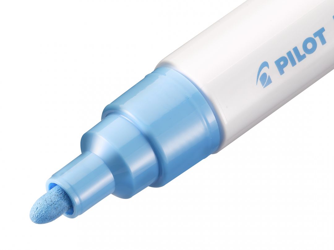 Pilot Pintor Marcatore Blu Metallico Punta Media