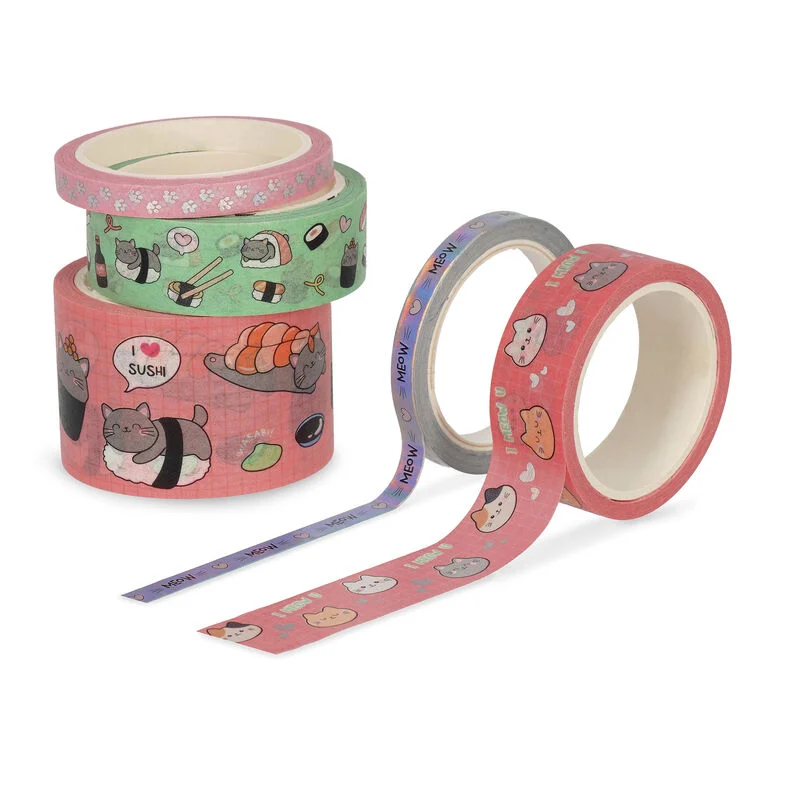 Legami - Set 5 Nastri Adesivi di Carta Tape by Tape - Meow