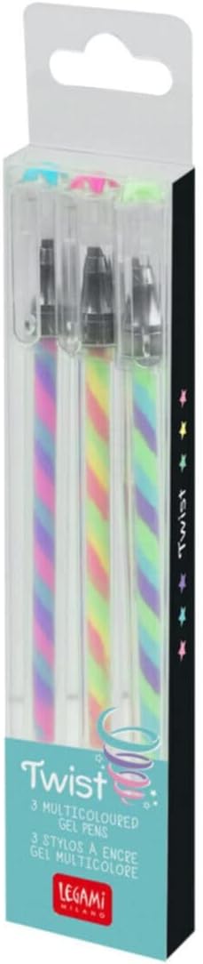 Set di 3 Penne Gel Multicolore - Twist