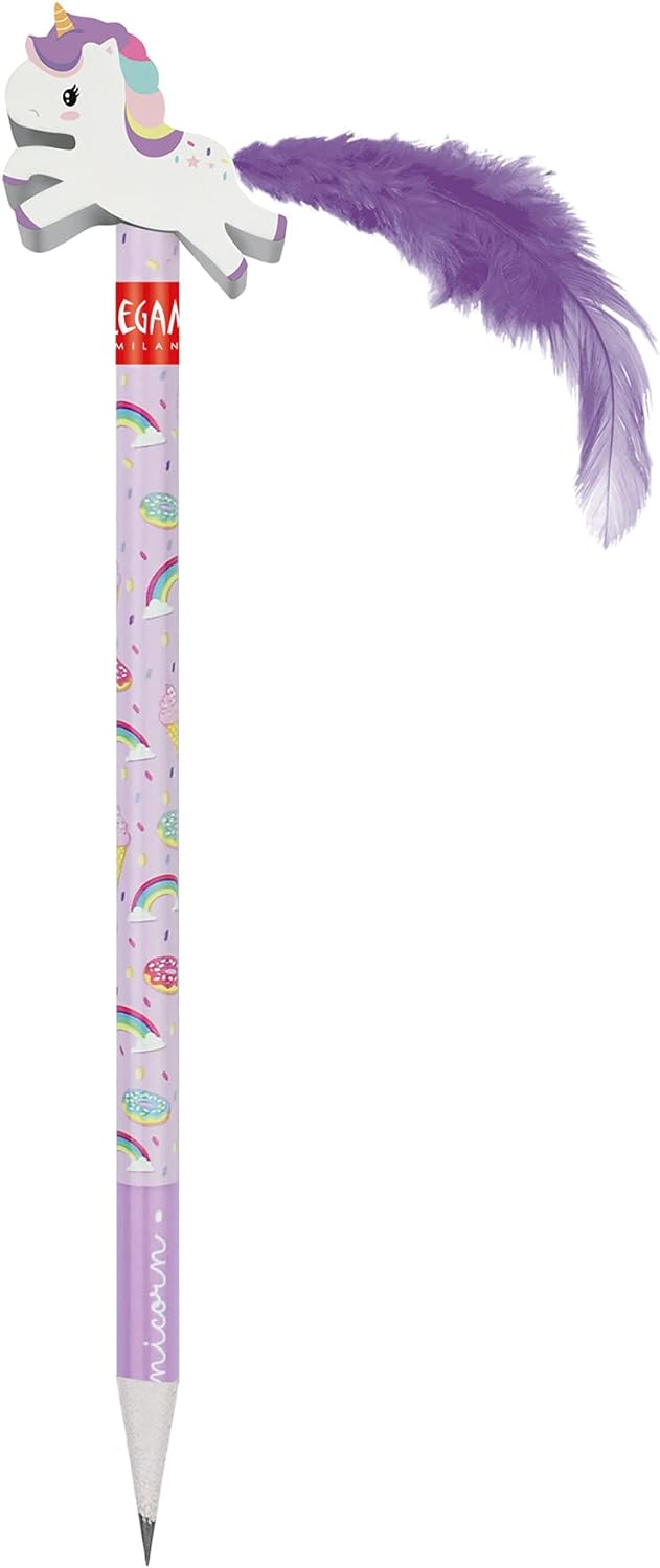 Matita con gomma Unicorn