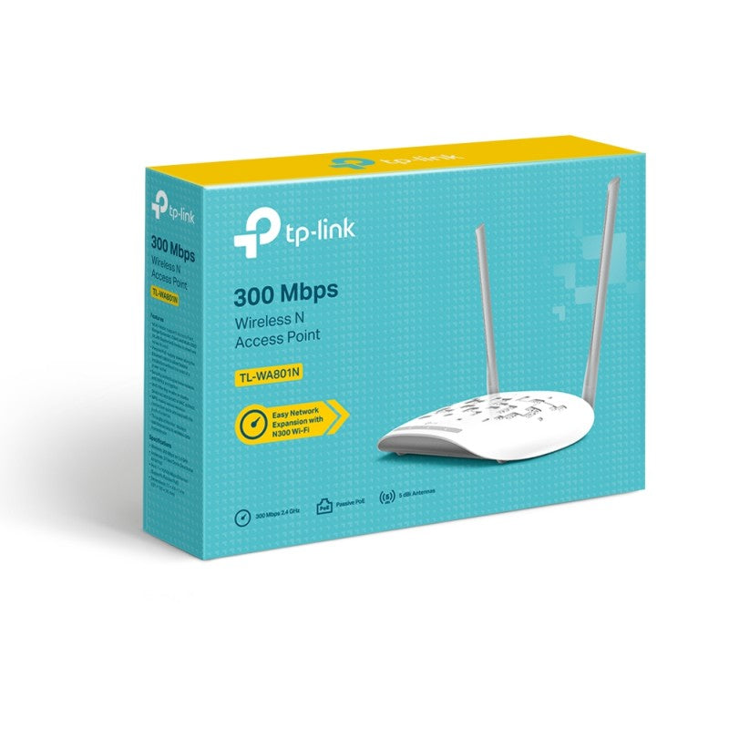 TP-Link Punto di accesso WLAN TL-WA801N 300 Mbps bianco