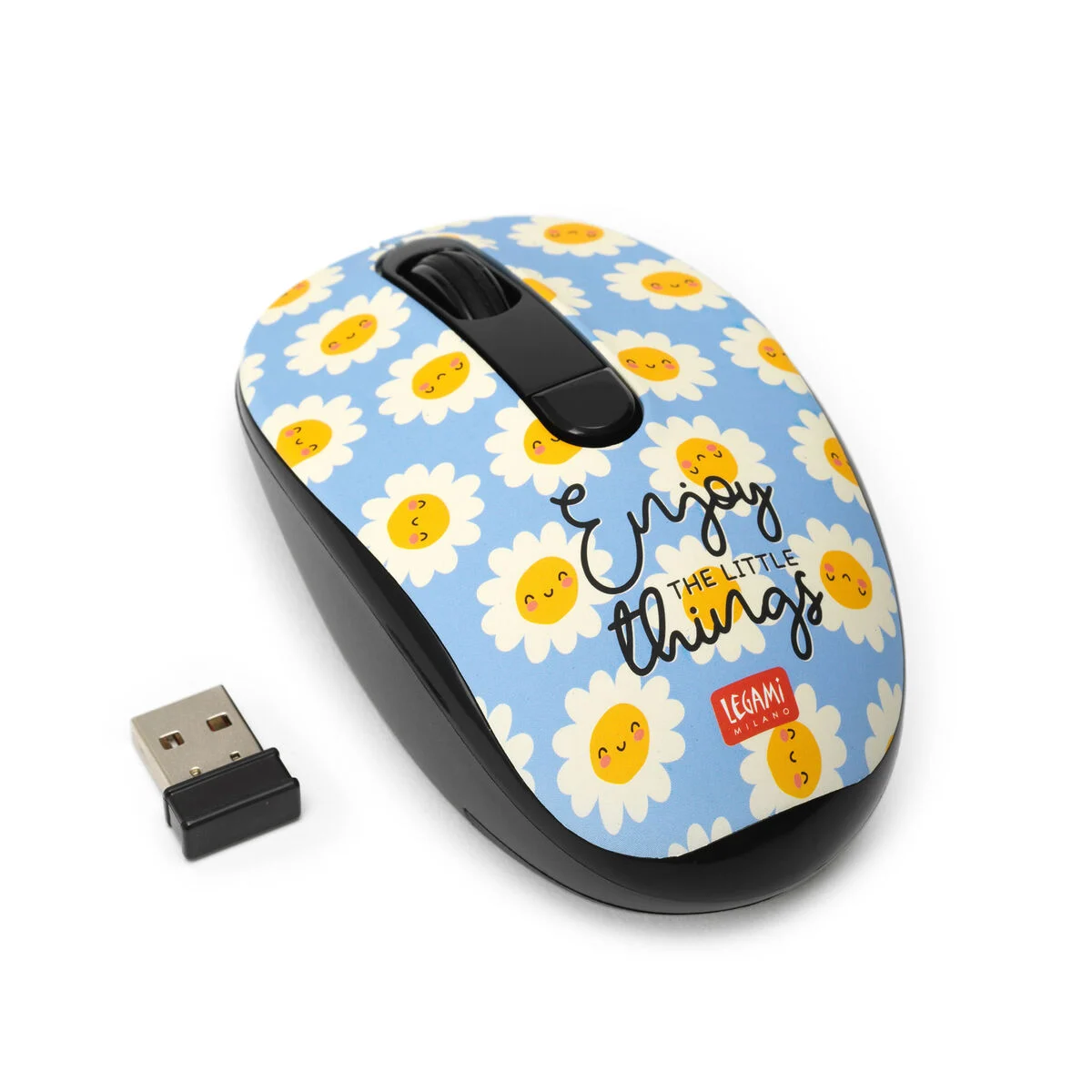 Legami Mouse Wireless Daisy con Ricevitore USB
