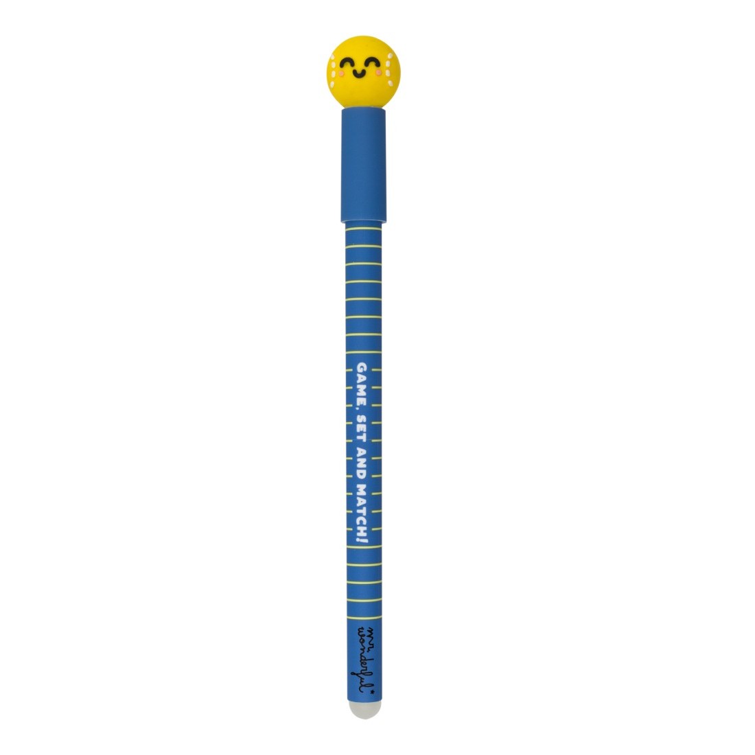 MR. WONDERFUL PENNA CANCELLABILE PALLINA TENNIS BLU