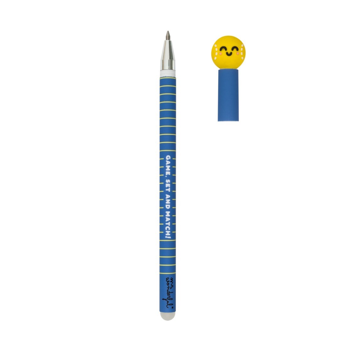 MR. WONDERFUL PENNA CANCELLABILE PALLINA TENNIS BLU