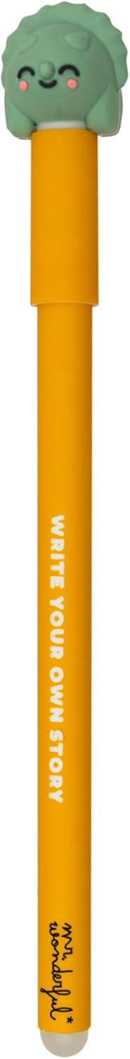 MR. WONDERFUL PENNA CANCELLABILE DINOSAURO INK BLU