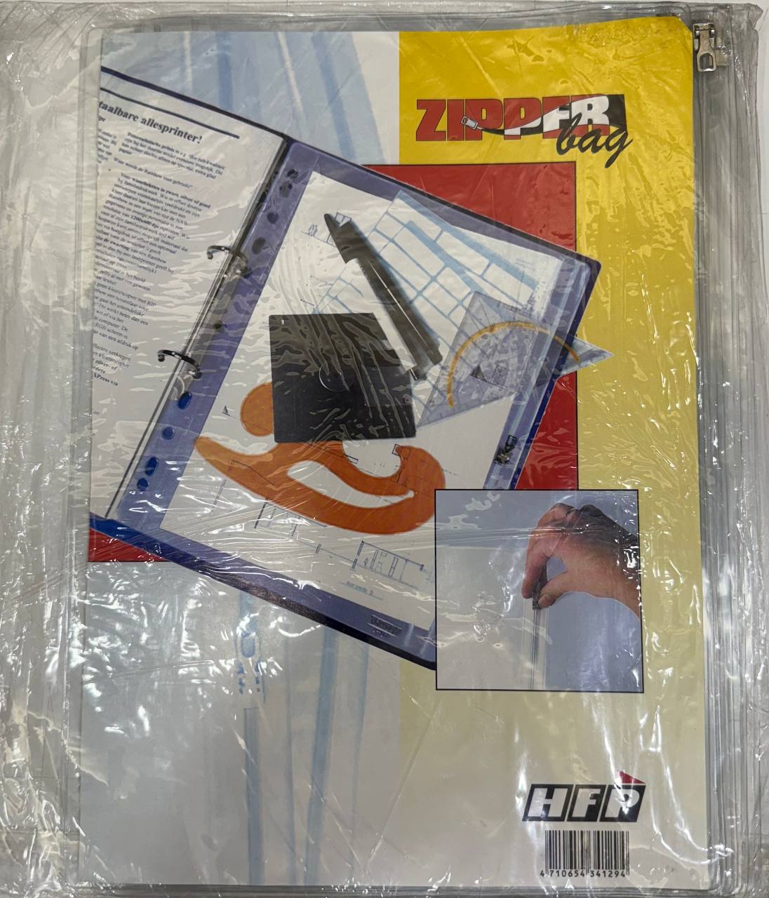 Busta zipper bag cf 5pz con fori