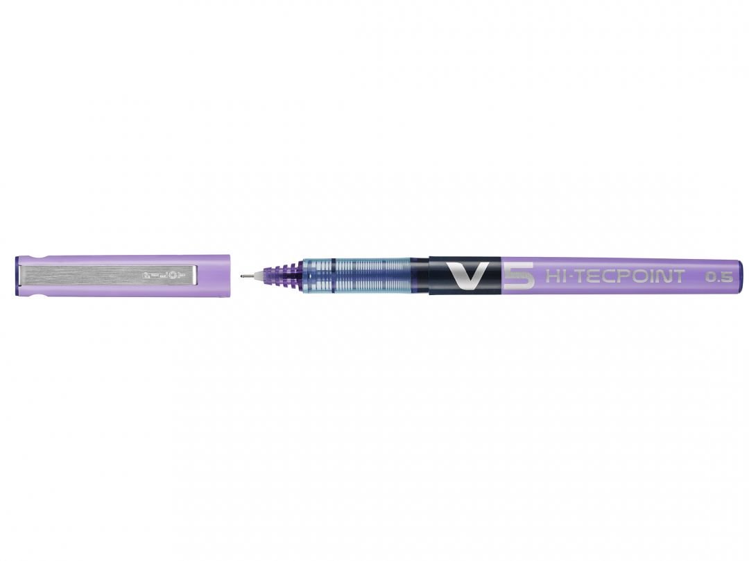 CF 12 PZ Hi-Tecpoint V5 Penna roller punta fine viola