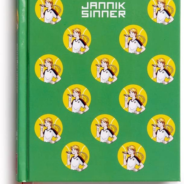 Agenda Scolastica 2025-2026 Jannick Sinner Prestige & Deluxe - Formato 18x14 Cm, Con Astuccio Ovale E Portachiave Rachetta