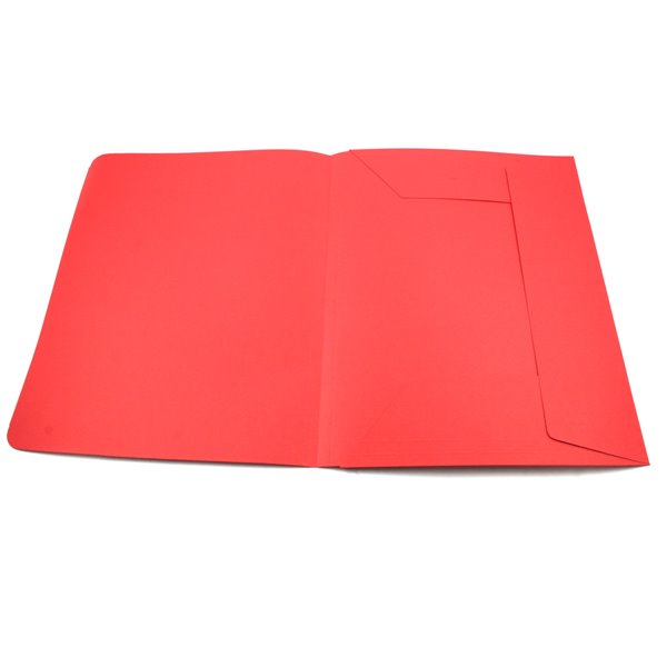 Cartelle Tre Lembi Cartex Pz.25 Gr.180 - Rosso
