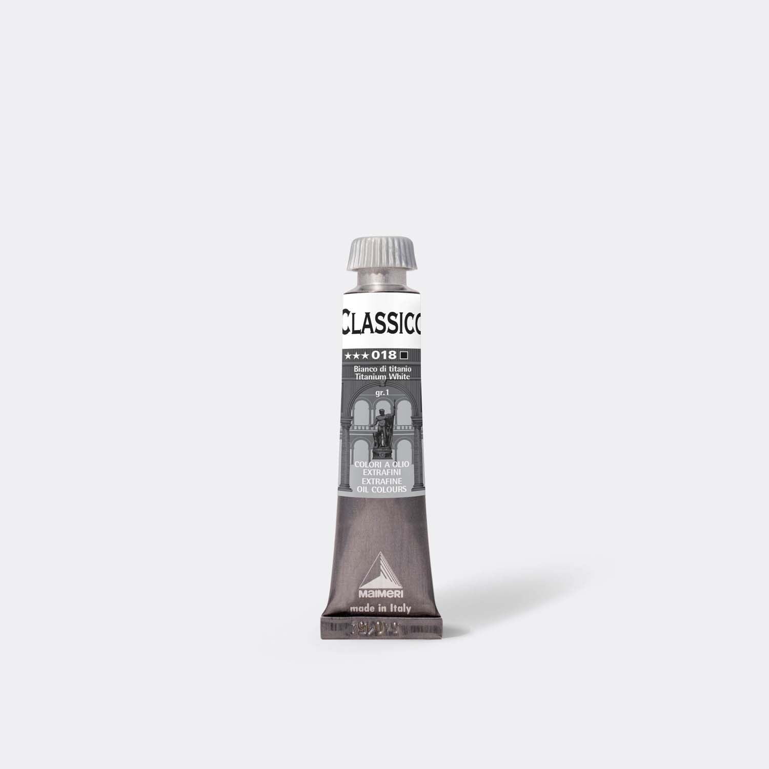 COLORE AD OLIO CLASSICO 20 ML - BIANCO DI TITANIO