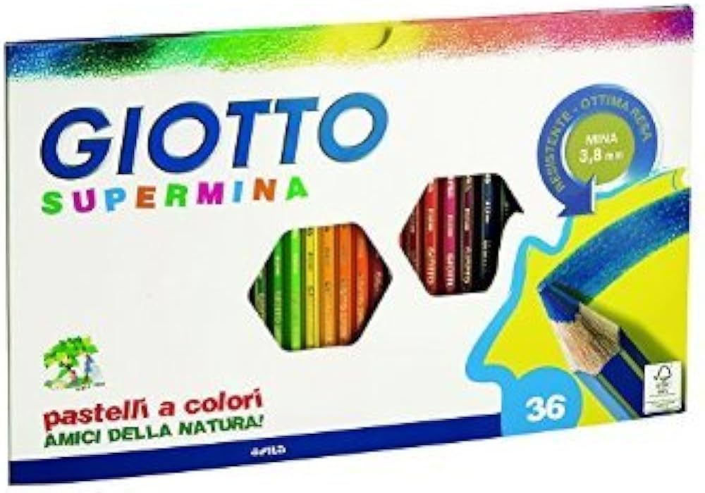 Giotto Supermina 36 pastelli a colori